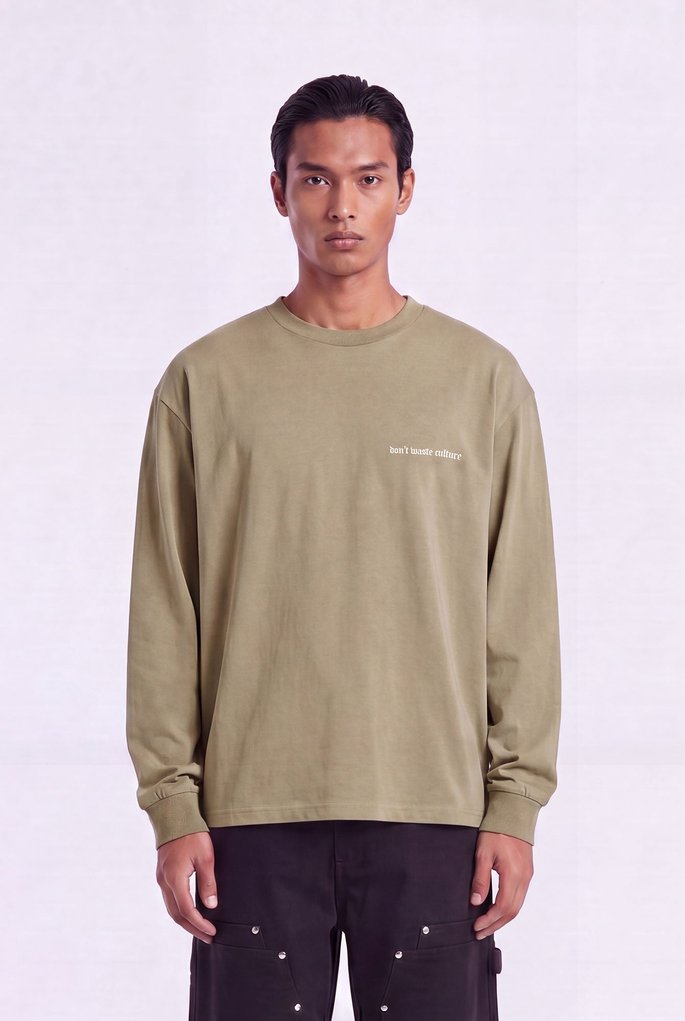 Zayd Longsleeve | Khaki - Longsleeves Don't Waste Culture