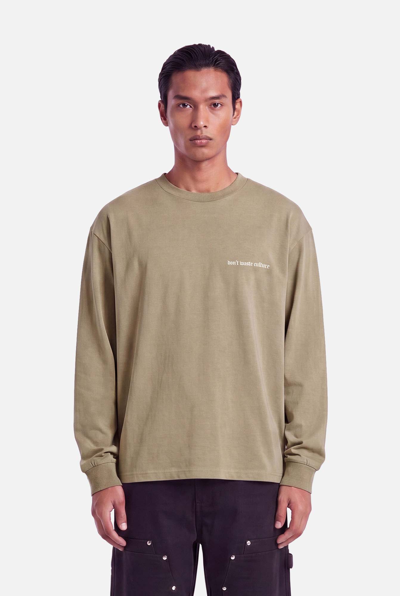 Zayd Longsleeve | Khaki - Longsleeves Don't Waste Culture