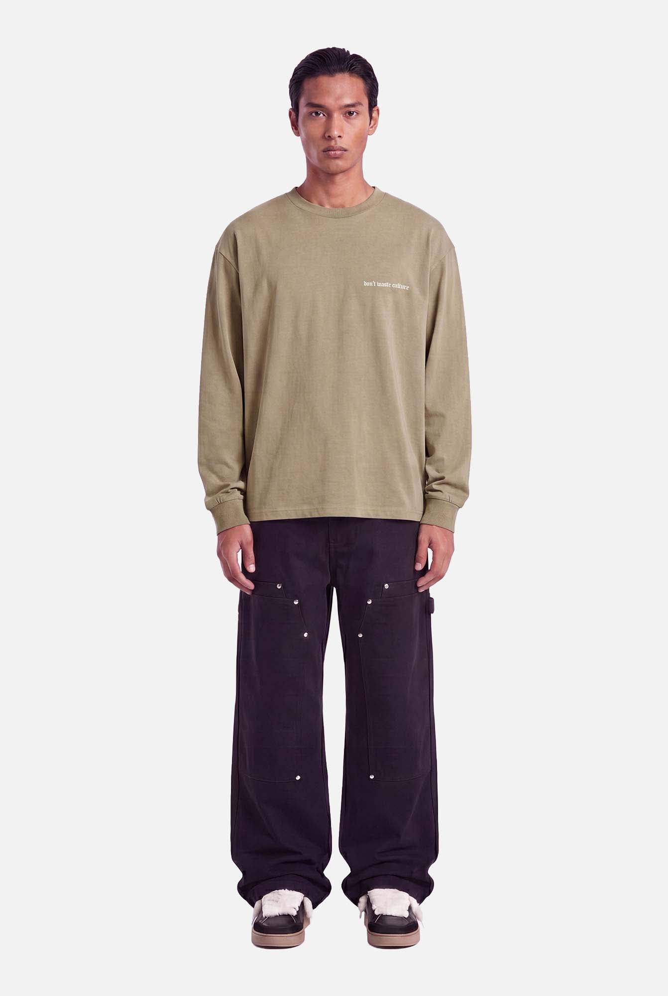 Zayd Longsleeve | Khaki - Longsleeves Don't Waste Culture