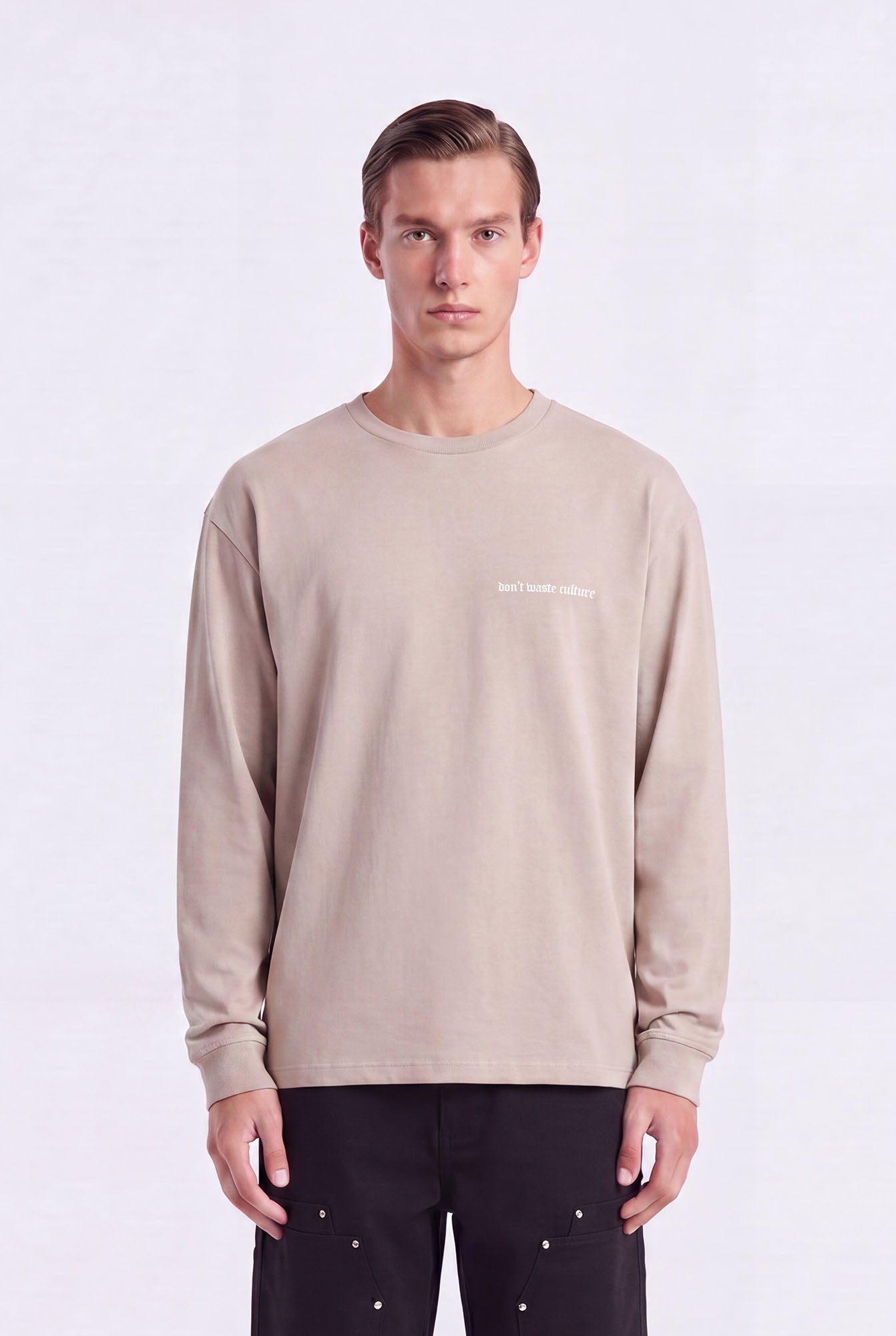 Zayd Longsleeve | Taupe - Longsleeves Don't Waste Culture