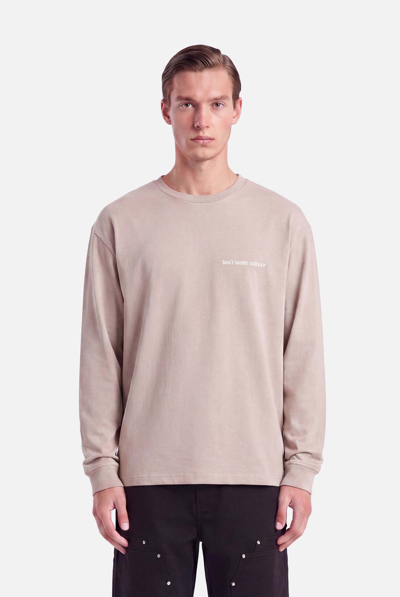 Zayd Longsleeve | Taupe - Longsleeves Don't Waste Culture