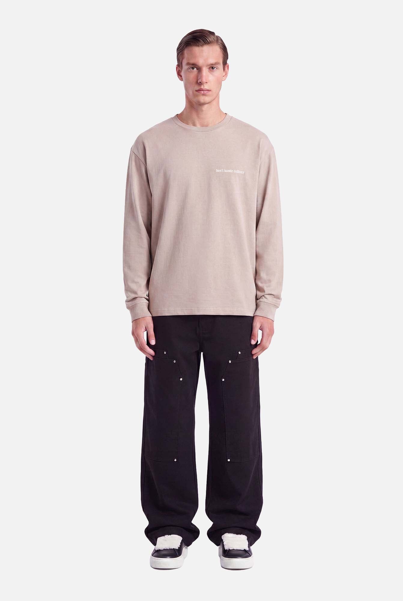 Zayd Longsleeve | Taupe - Longsleeves Don't Waste Culture