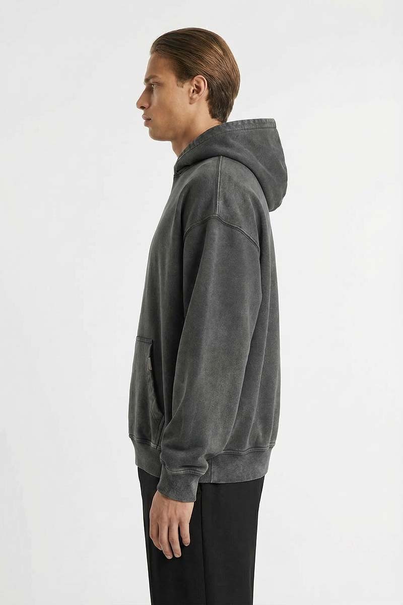 Marek | Washed Black - Hoodies Don't Waste Culture