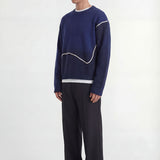 Leocadia | Navy Blue - Knitwear Don't Waste Culture