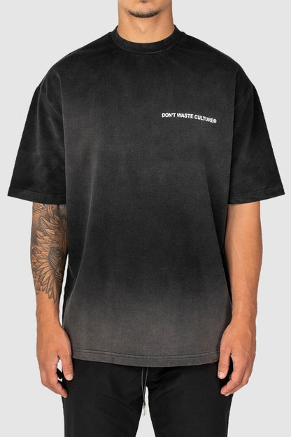 oversized streetwear t-shirt black washed