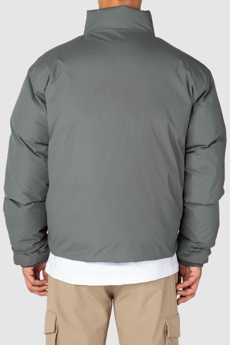 Streetwear Puffer Jacket Grey