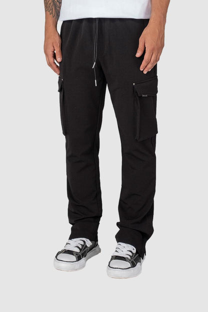 Streetwear cargo pants black