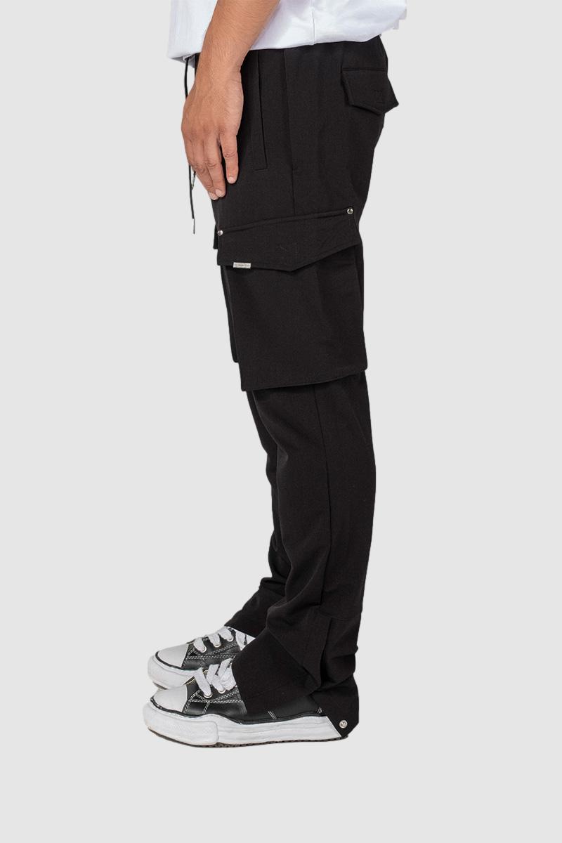 Streetwear cargo pants black