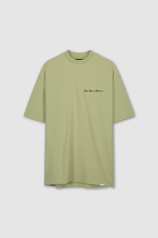 oversized streetwear t-shirt lime green