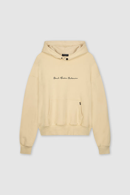 Oversized streetwear hoodie creme