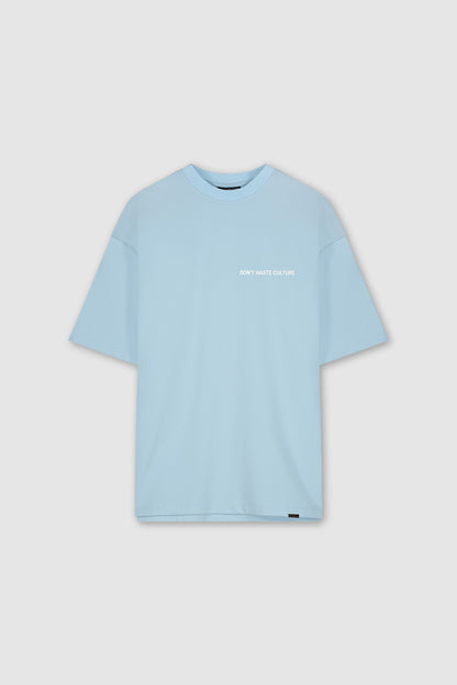 Oversized Streetwear T-shirt Light Blue