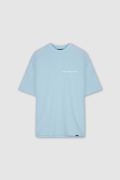 don\'t Blue Streetwear waste Light T-shirt - Satu Men - – culture Oversized