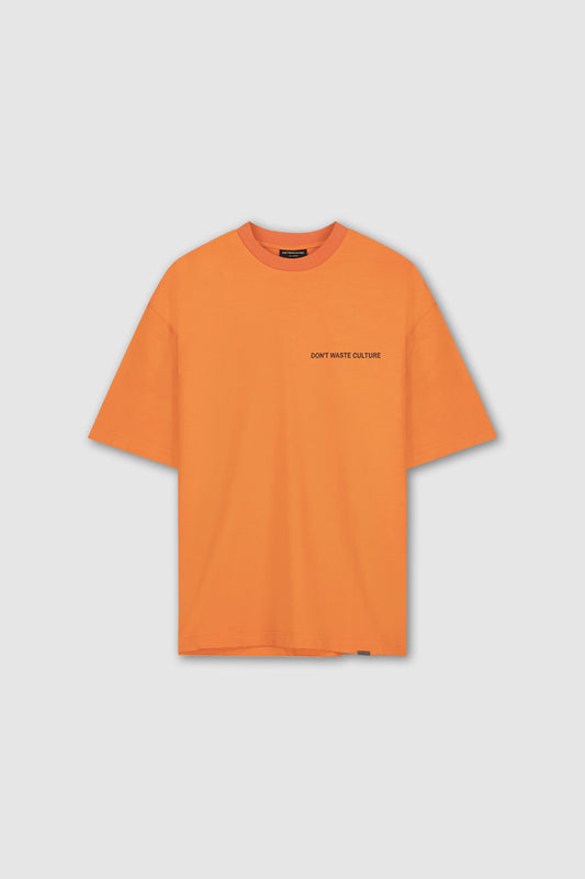 Oversized Streetwear T-shirt Orange