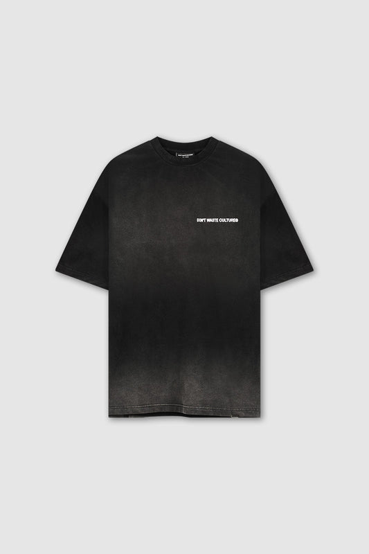 oversized streetwear t-shirt black washed